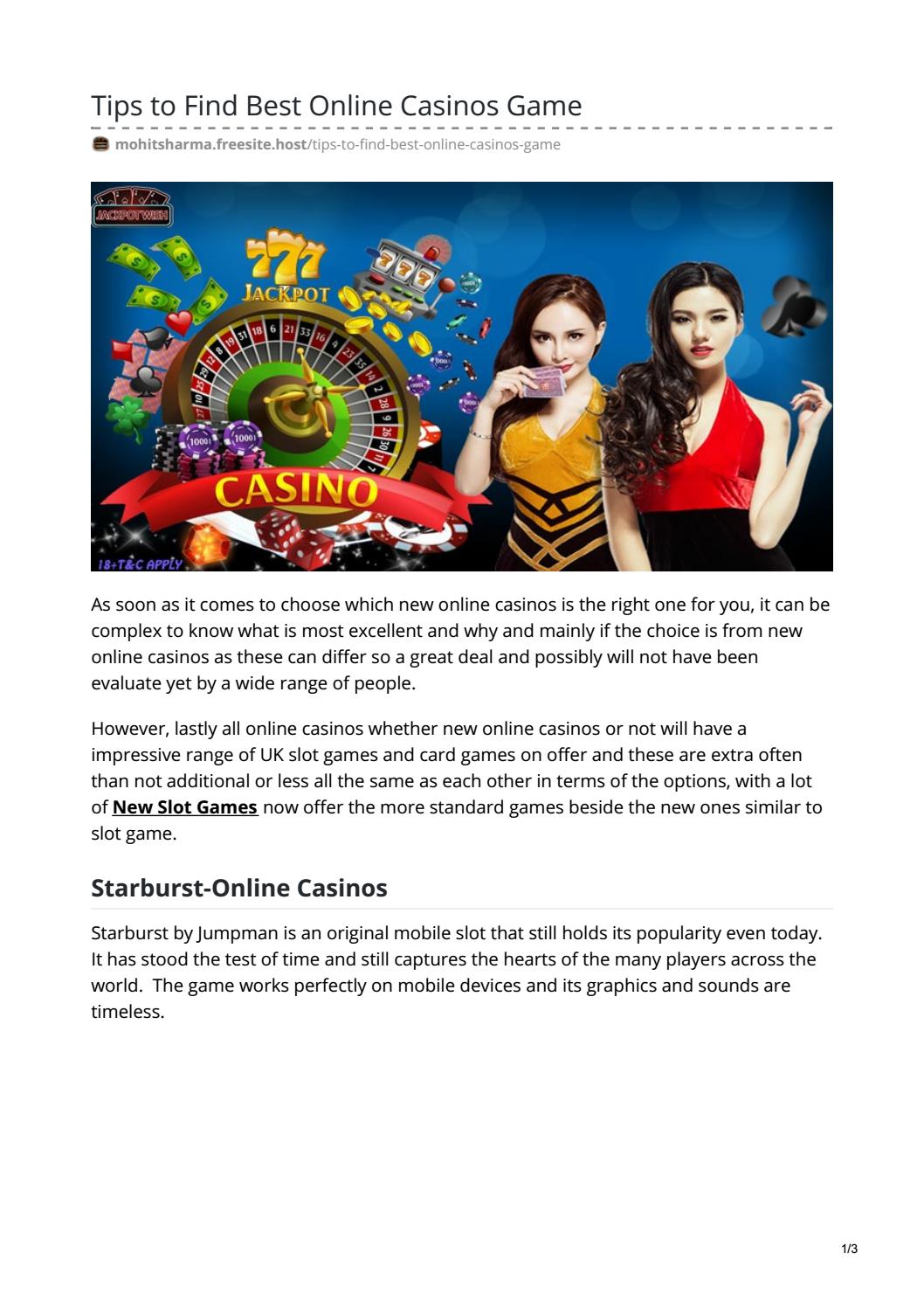 Best New Online Casinos